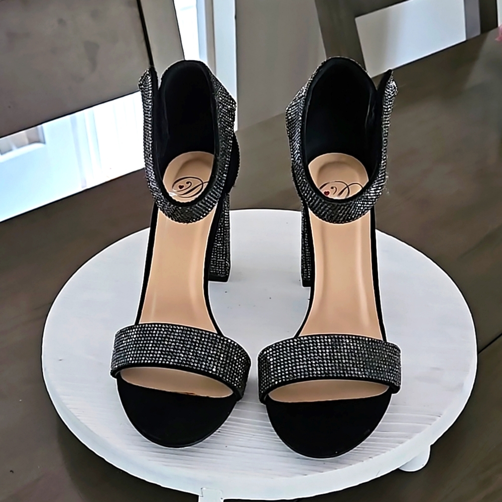 Party high-heeled sandals